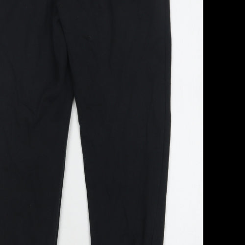 Dunnes Stores Womens Black Cotton Sweatpants Trousers Size S L25 in Regular Drawstring