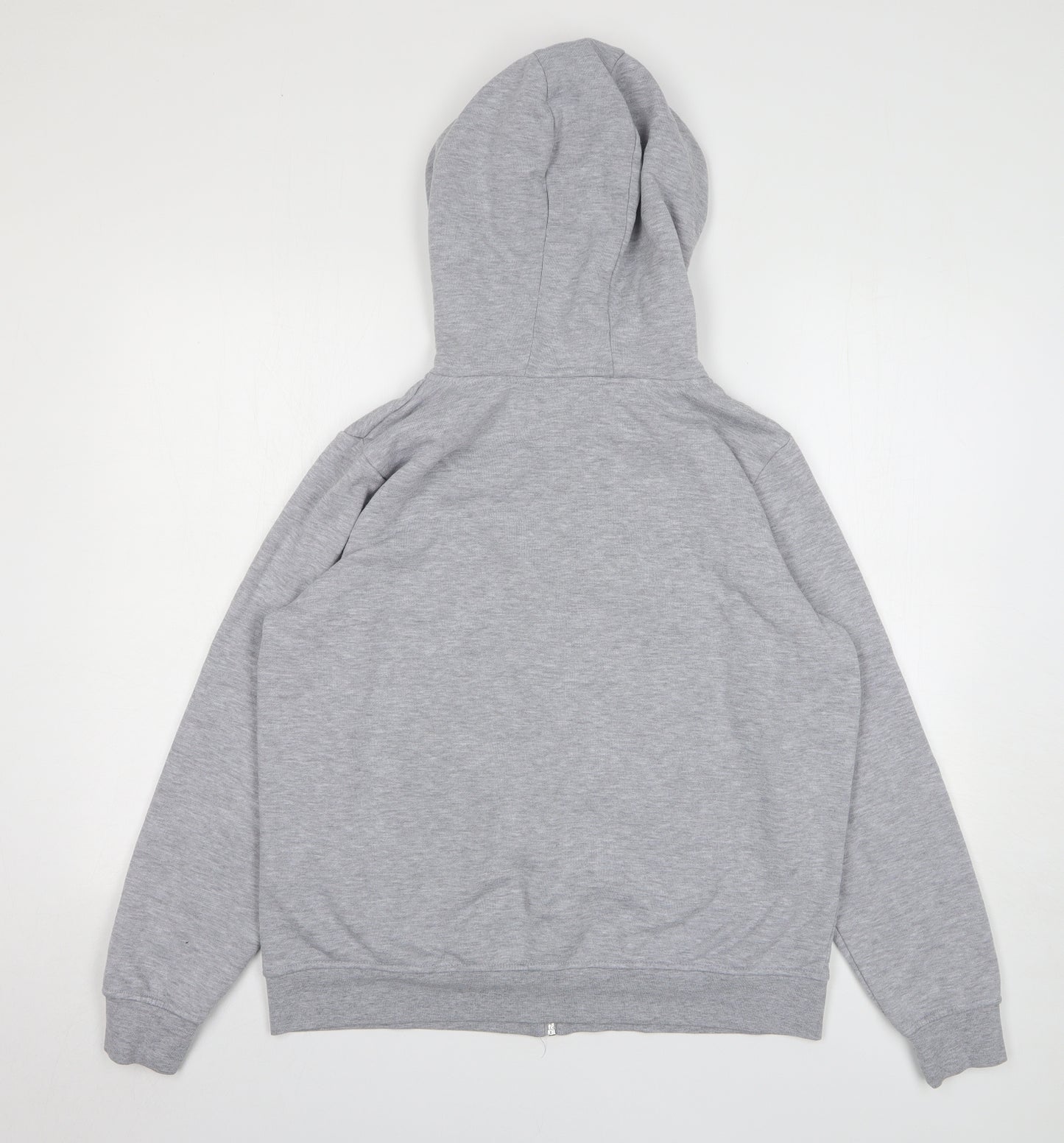 Primark Womens Grey Polyester Full Zip Hoodie Size 14 Zip