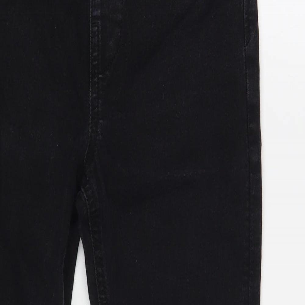 Studio Retail Boys Black Cotton Skinny Jeans Size 6-7 Years Regular Drawstring