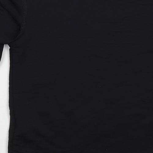 Canterbury Girls Black Polyester Pullover T-Shirt Size 7-8 Years Crew Neck Pullover