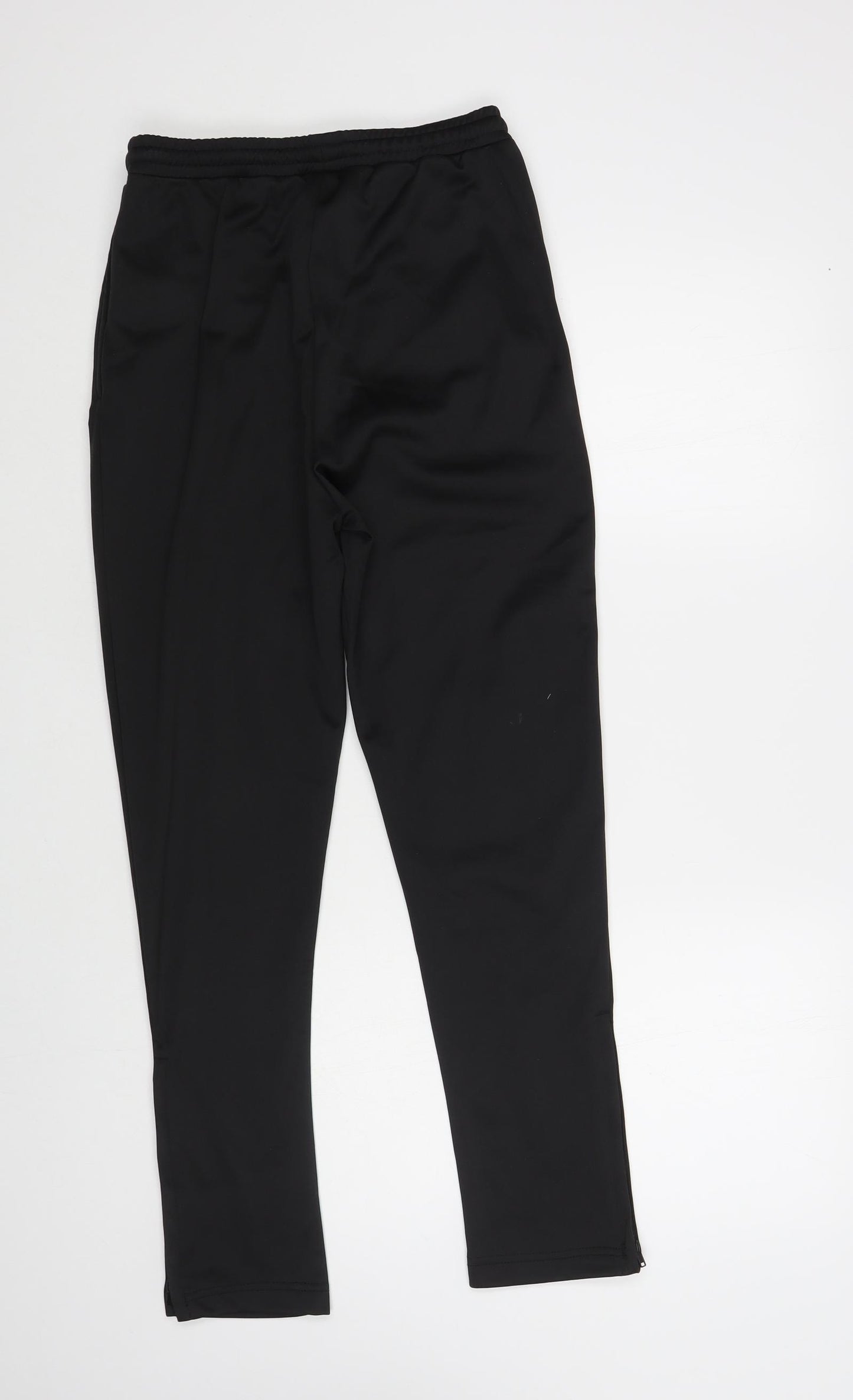 Slazenger Boys Black Polyester Jogger Trousers Size 13 Years Regular Drawstring