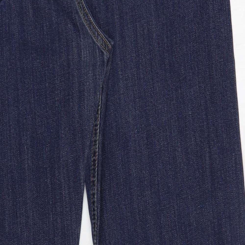 R.M. Williams Mens Blue Cotton Straight Jeans Size 40 in L31 in Regular Button