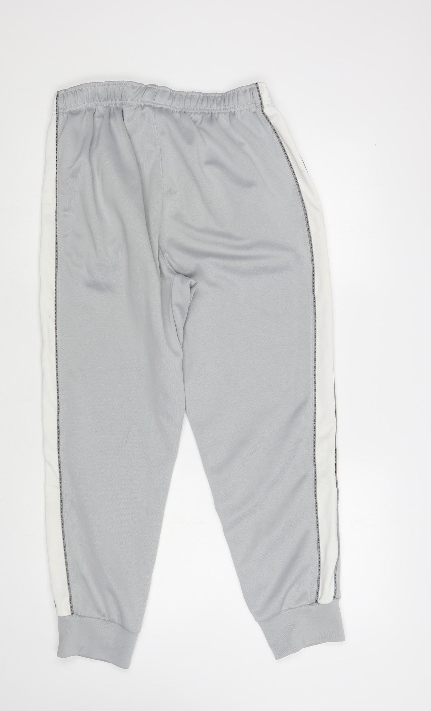 Nike Womens Grey Polyester Jogger Trousers Size M L27 in Regular Drawstring - Sports