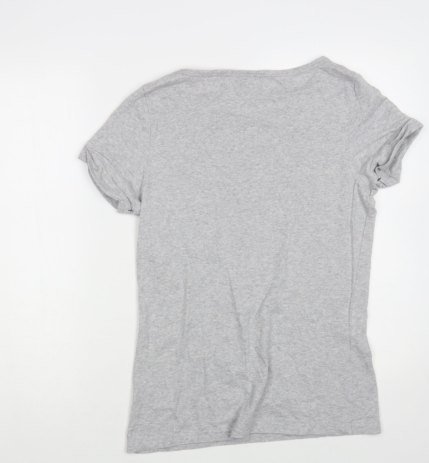 Tottenham Hotspur Womens Grey Cotton Basic Polo Size 10 Boat Neck - Love Spurs