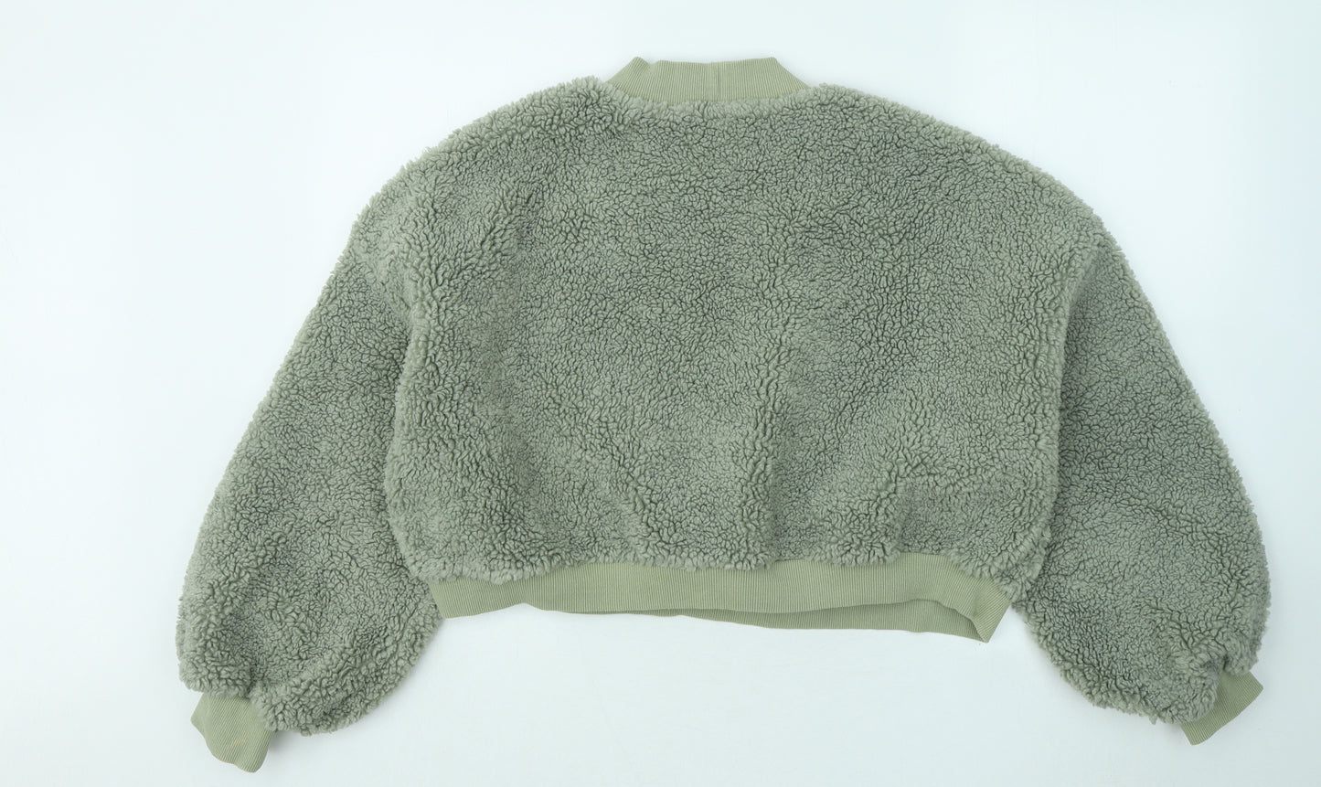 Urban Outfitters Womens Green Round Neck Polyester Pullover Jumper Size L