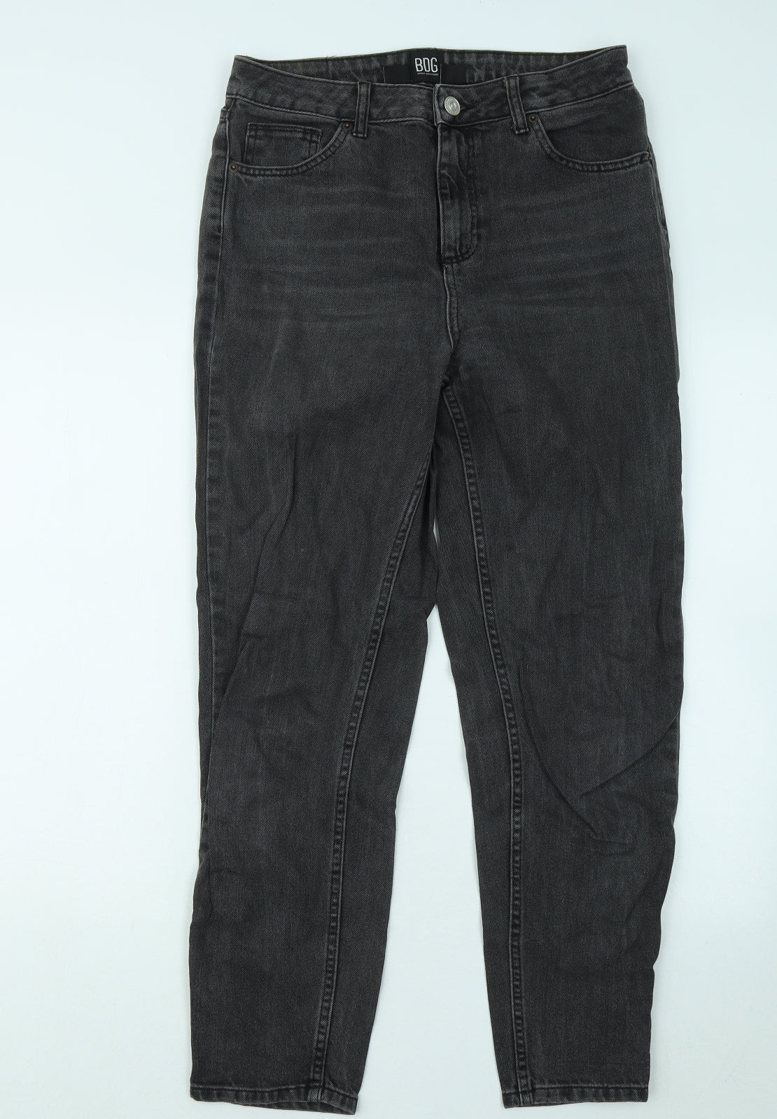 BDG Womens Black Cotton Mom Jeans Size 29 in L32 in Regular Button
