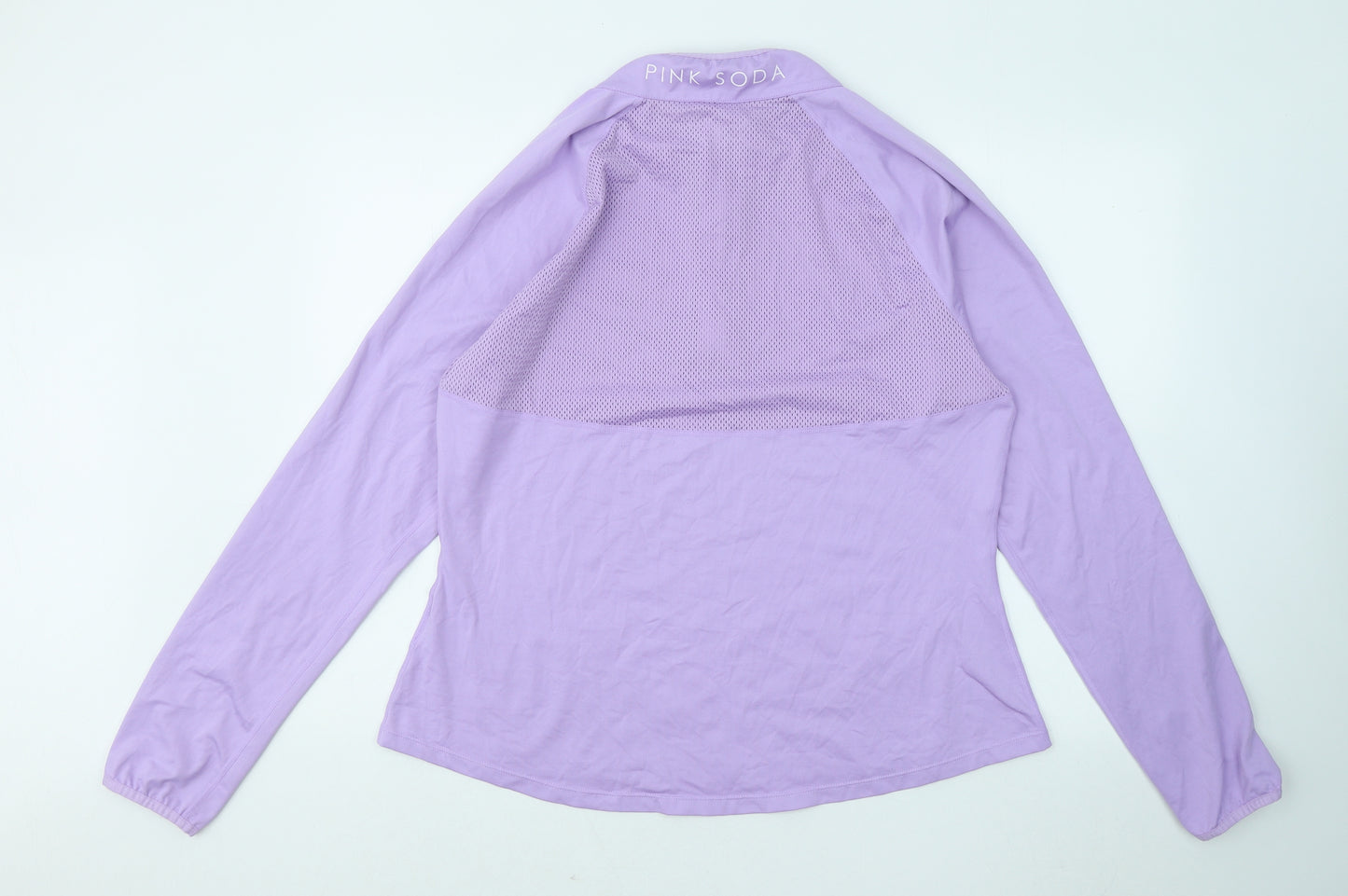 Pink Soda Womens Purple Jacket Size 20 Zip