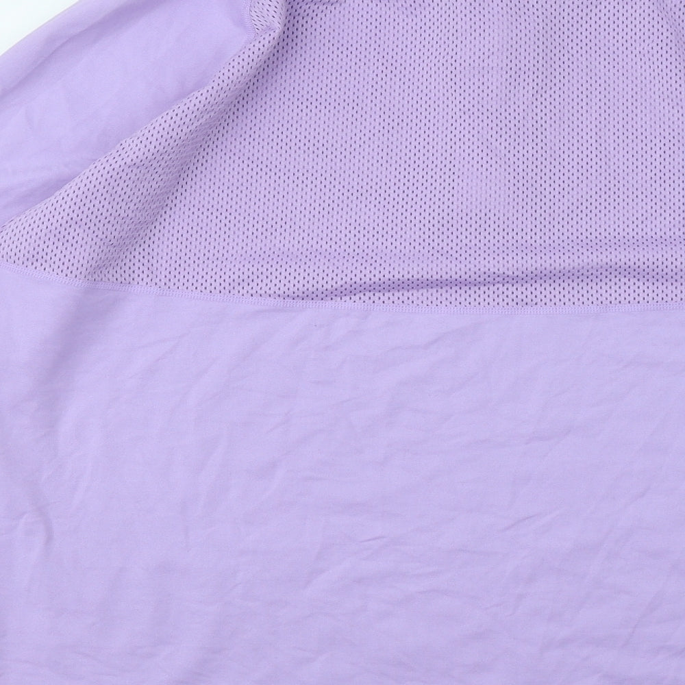 Pink Soda Womens Purple Jacket Size 20 Zip