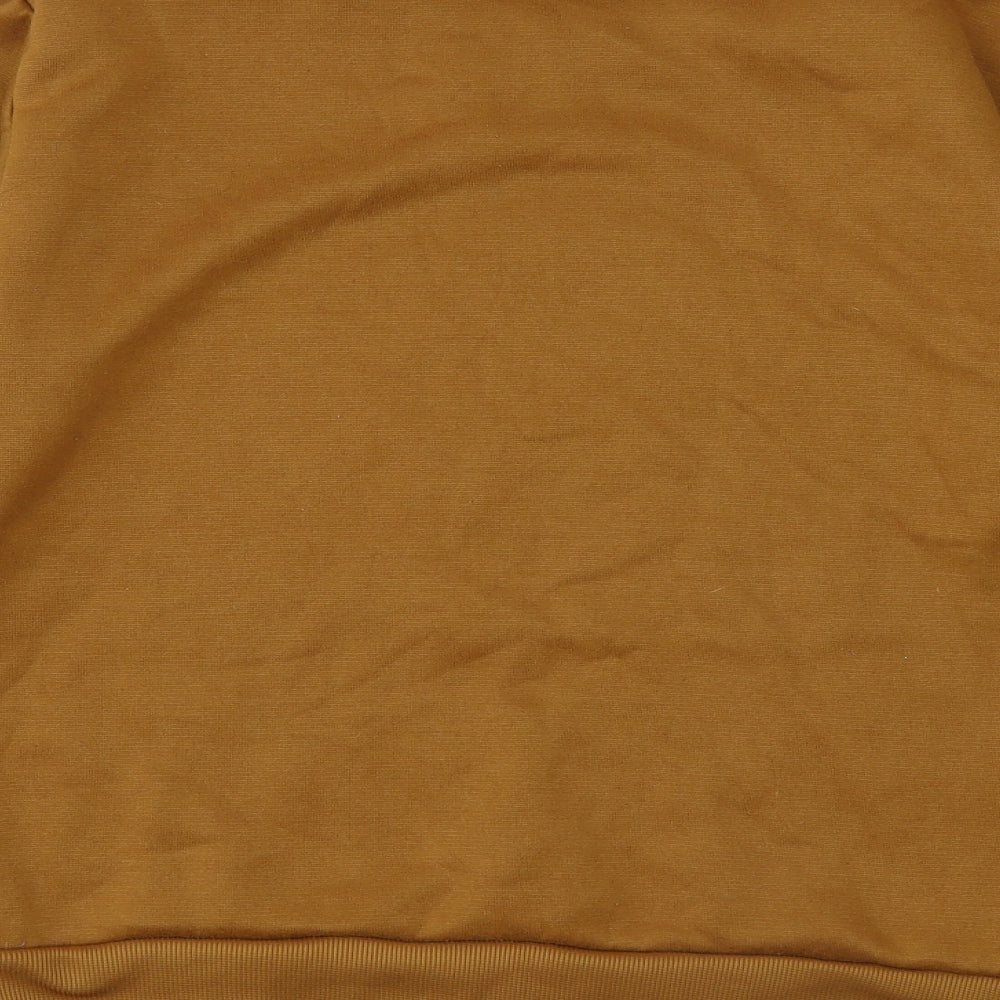 Preworn Womens Brown Cotton Pullover Sweatshirt Size M