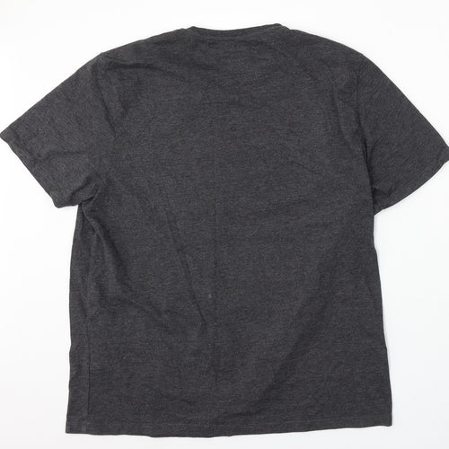 Star Wars Womens Grey Cotton Basic T-Shirt Size XL Round Neck - Star Wars
