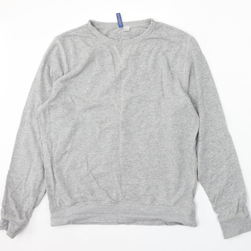 Divided by H&M Womens Grey Cotton Pullover Sweatshirt Size M