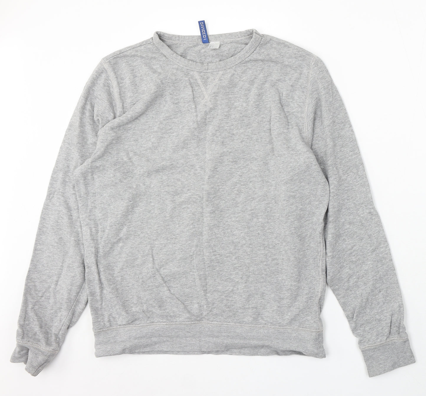 Divided by H&M Womens Grey Cotton Pullover Sweatshirt Size M