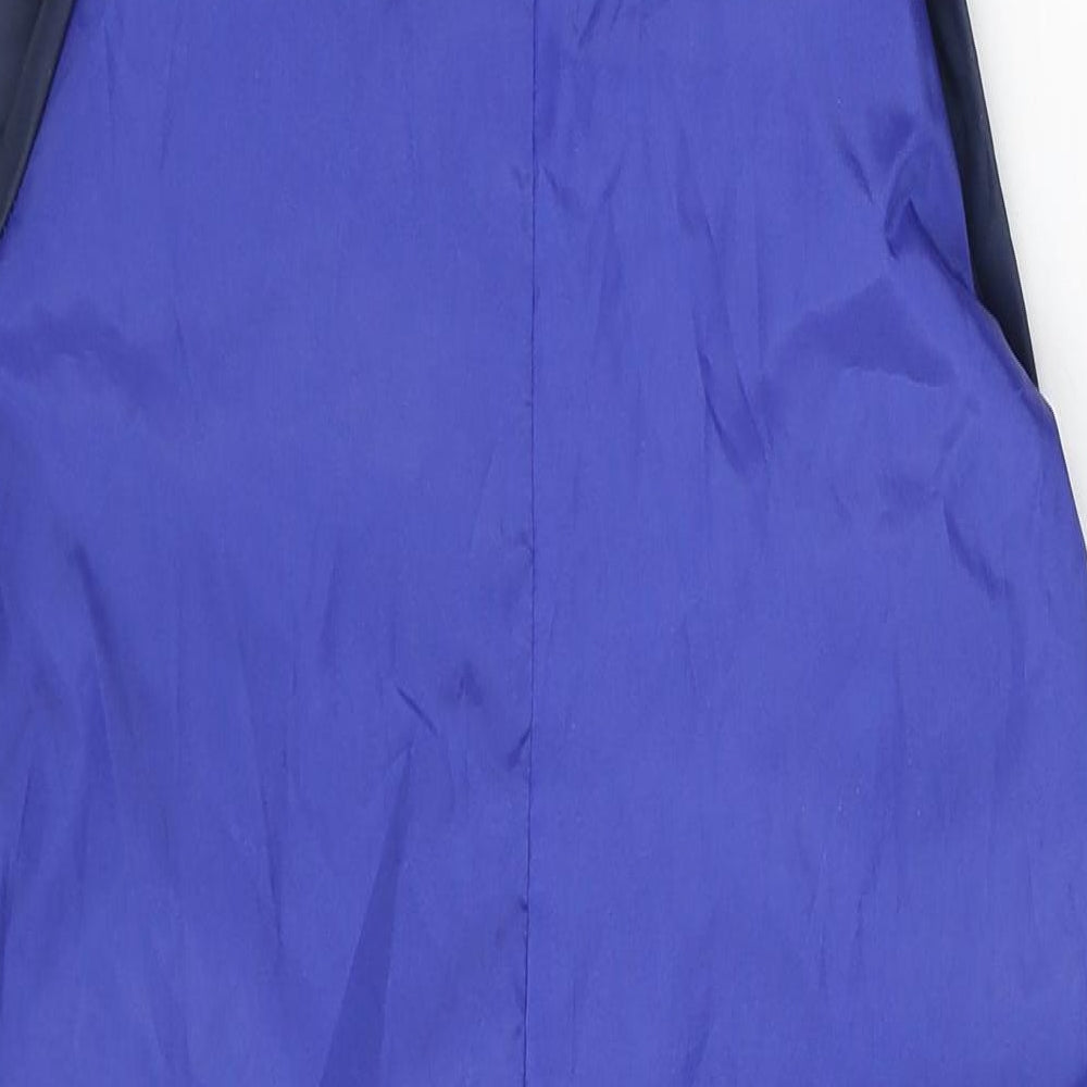George Boys Purple Rain Coat Coat Size 5-6 Years Zip - Rain Suit