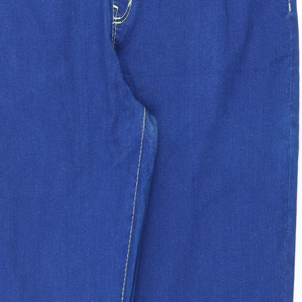 Denim & Co. Womens Blue Cotton Jegging Jeans Size 18 L29 in Regular