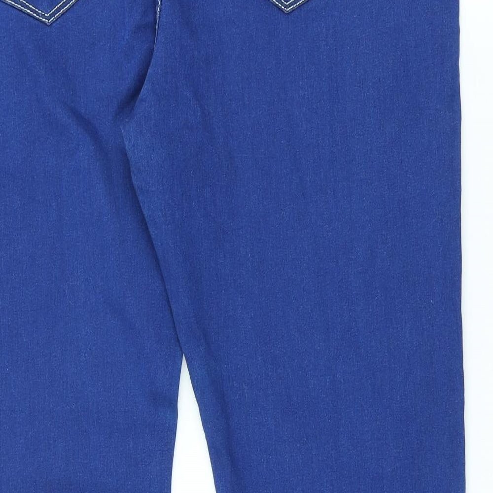Denim & Co. Womens Blue Cotton Jegging Jeans Size 18 L29 in Regular