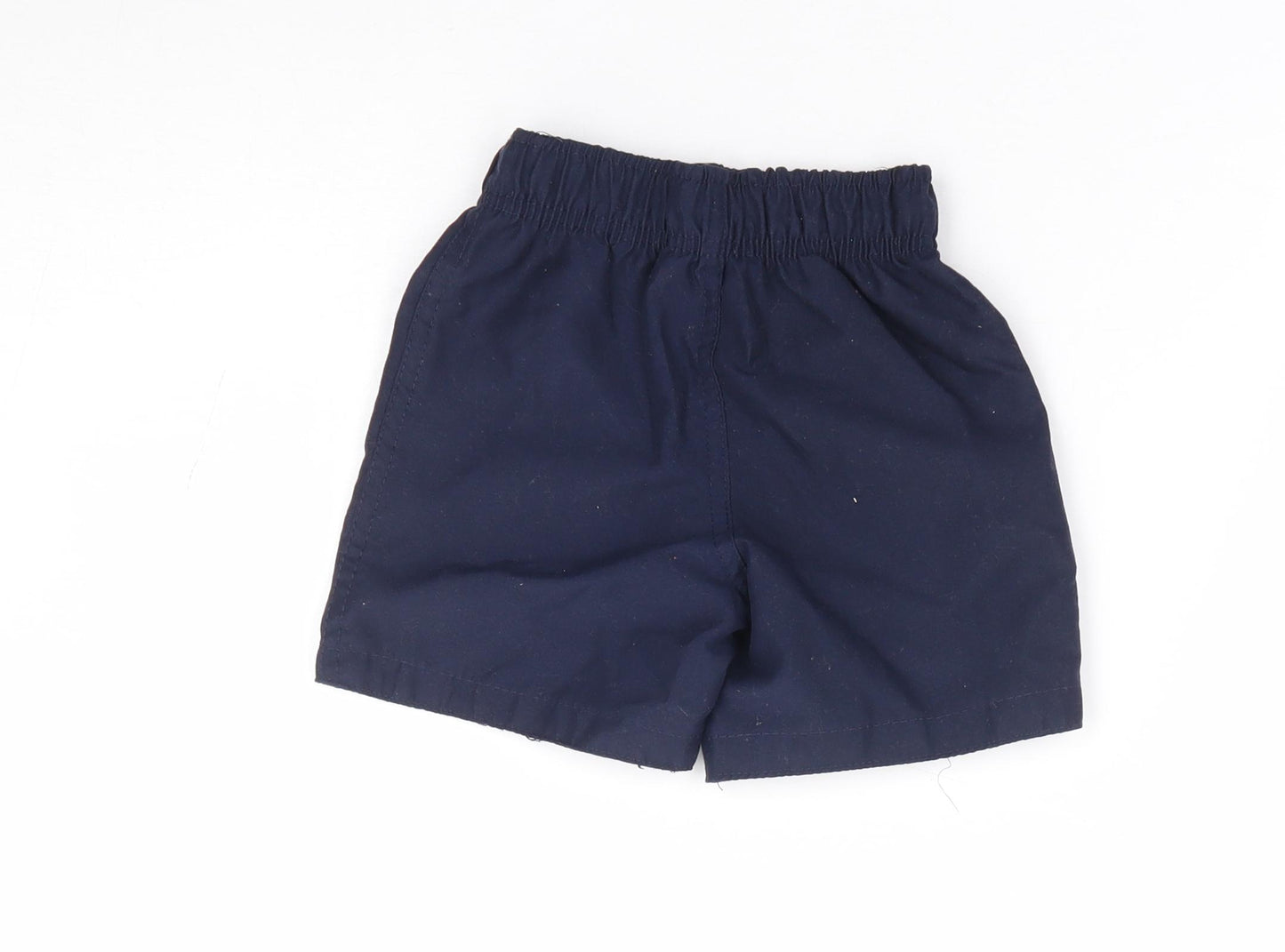 Primark Boys Blue Polyester Sweat Shorts Size 2-3 Years Regular Drawstring