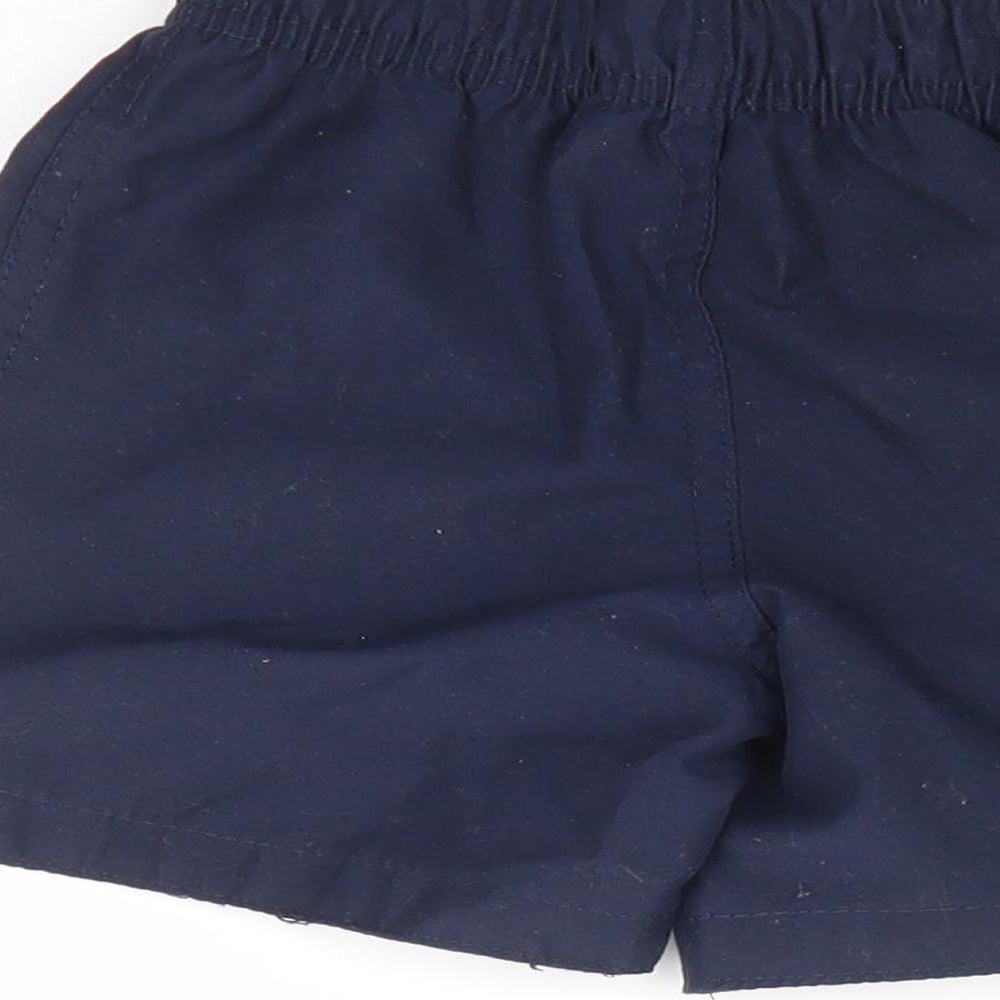 Primark Boys Blue Polyester Sweat Shorts Size 2-3 Years Regular Drawstring
