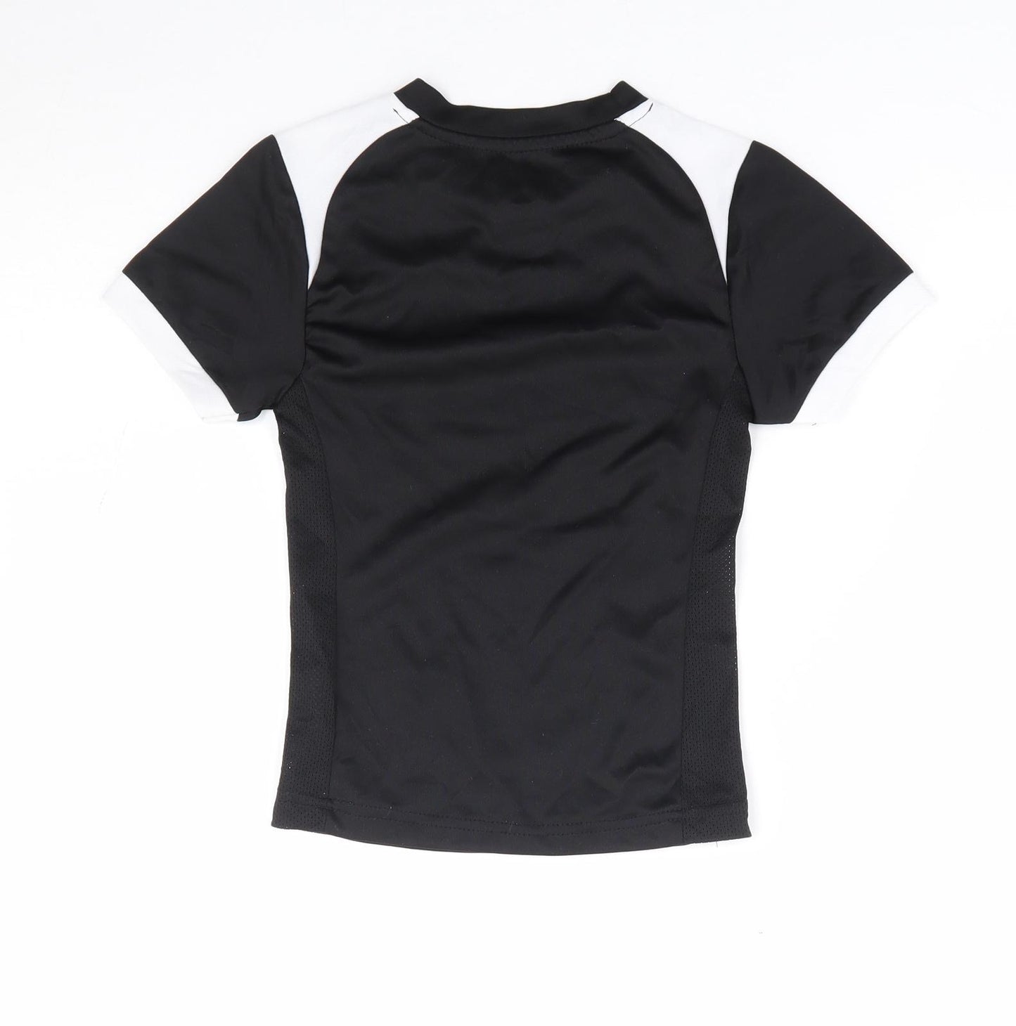 Sondico Boys Black Polyester Basic T-Shirt Size 2-3 Years Crew Neck Pullover