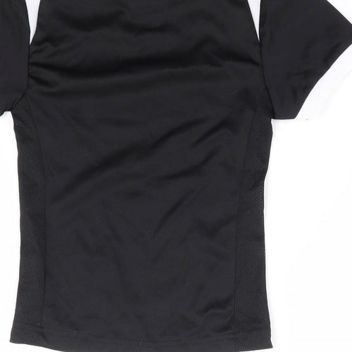 Sondico Boys Black Polyester Basic T-Shirt Size 2-3 Years Crew Neck Pullover