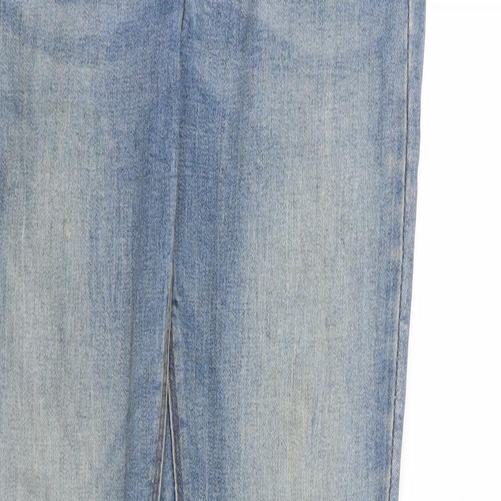 Primark Womens Blue Cotton Skinny Jeans Size 10 L31 in Regular Zip