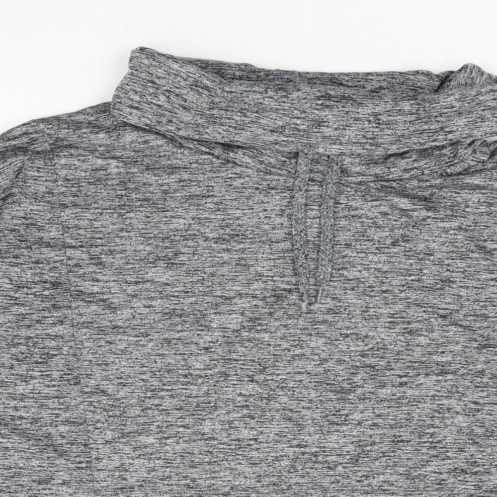 Matalan Womens Grey Polyester Pullover Sweatshirt Size M Pullover