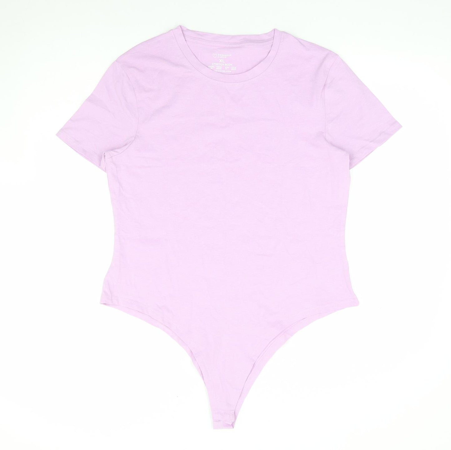 Primark Womens Purple Cotton Bodysuit One-Piece Size 18 Snap
