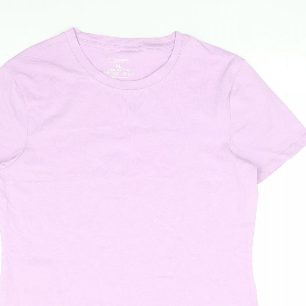 Primark Womens Purple Cotton Bodysuit One-Piece Size 18 Snap