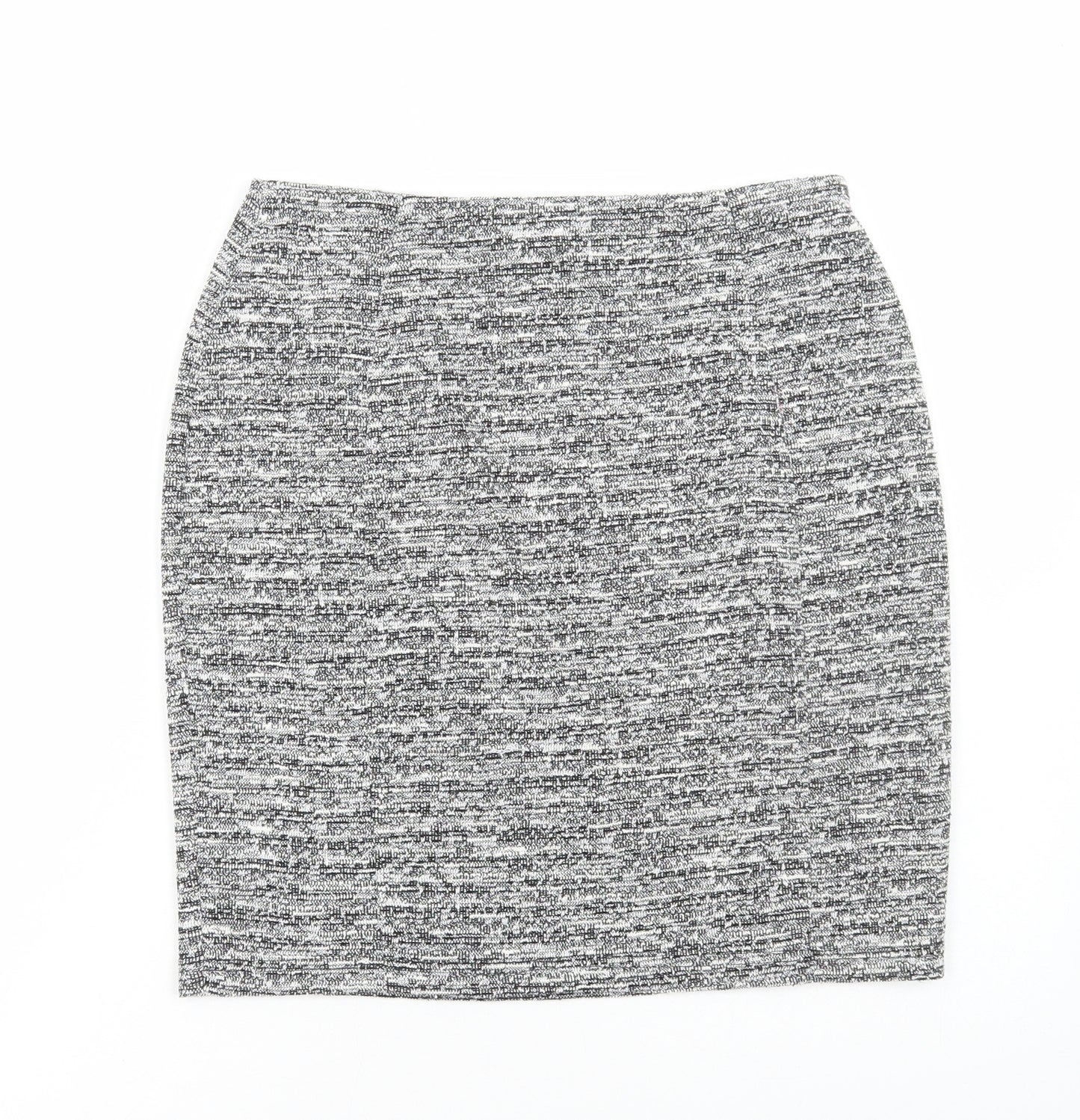 Papaya Womens Grey Polyester Mini Skirt Size 10