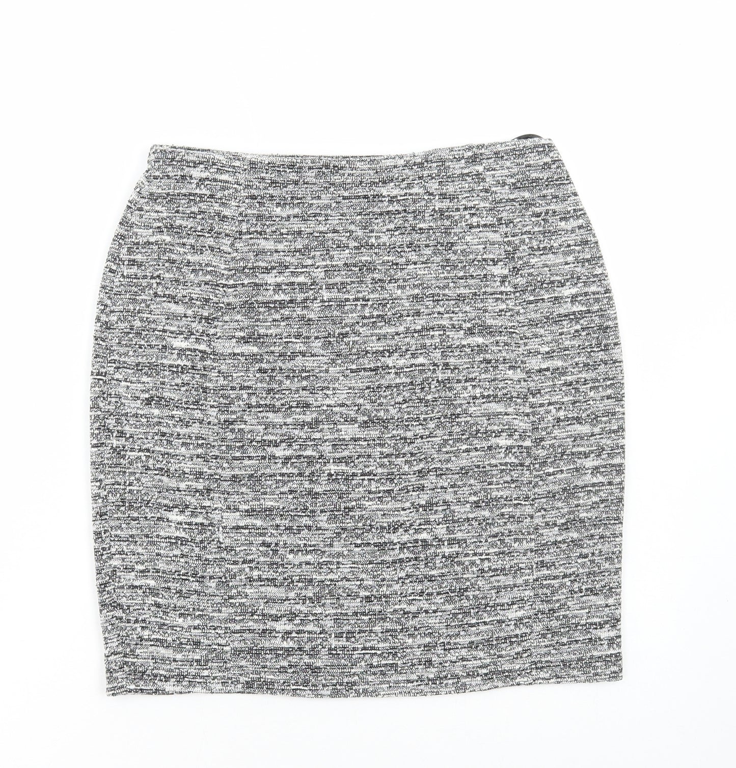 Papaya Womens Grey Polyester Mini Skirt Size 10