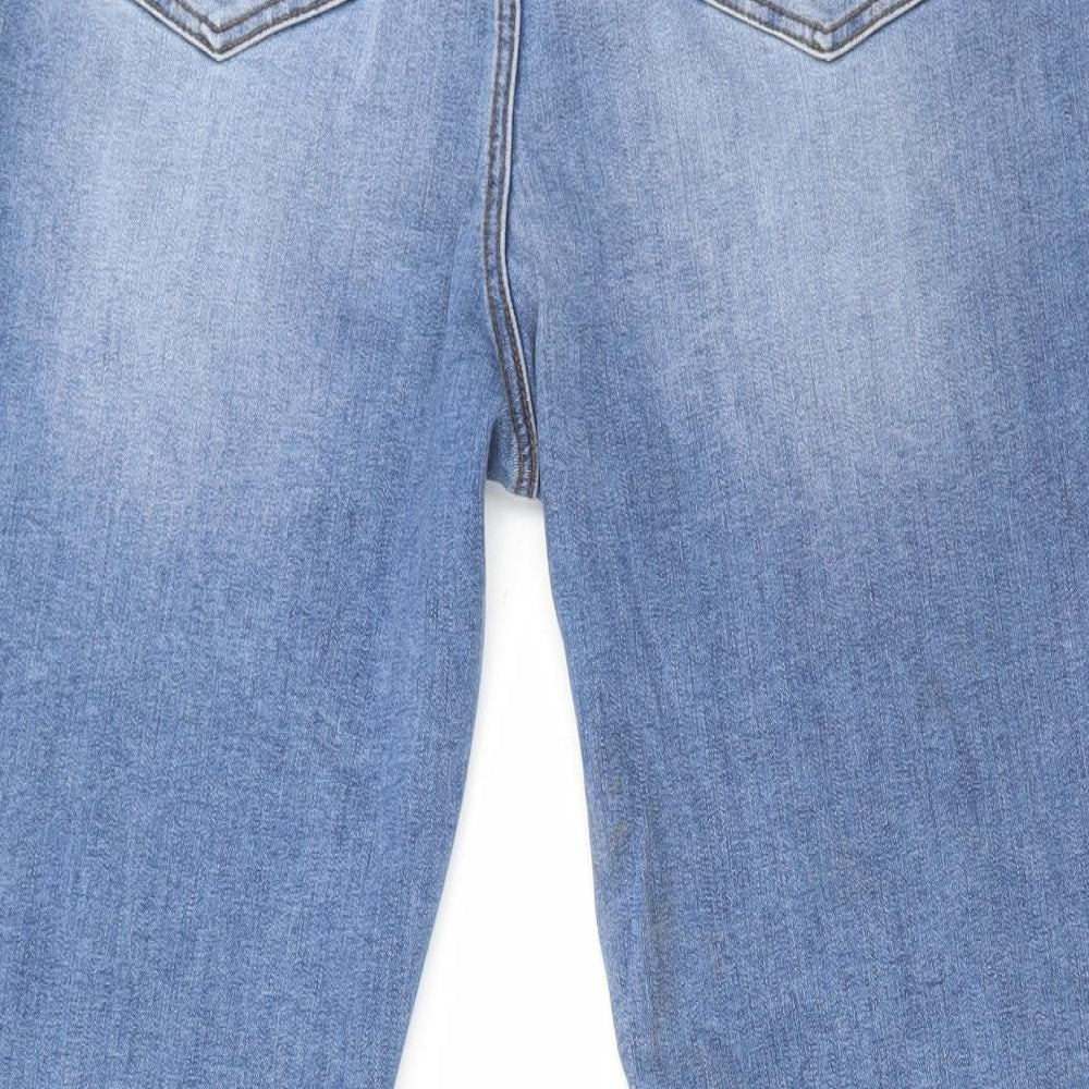 Denim & Co. Womens Blue Cotton Skinny Jeans Size 20 L30 in Regular Button