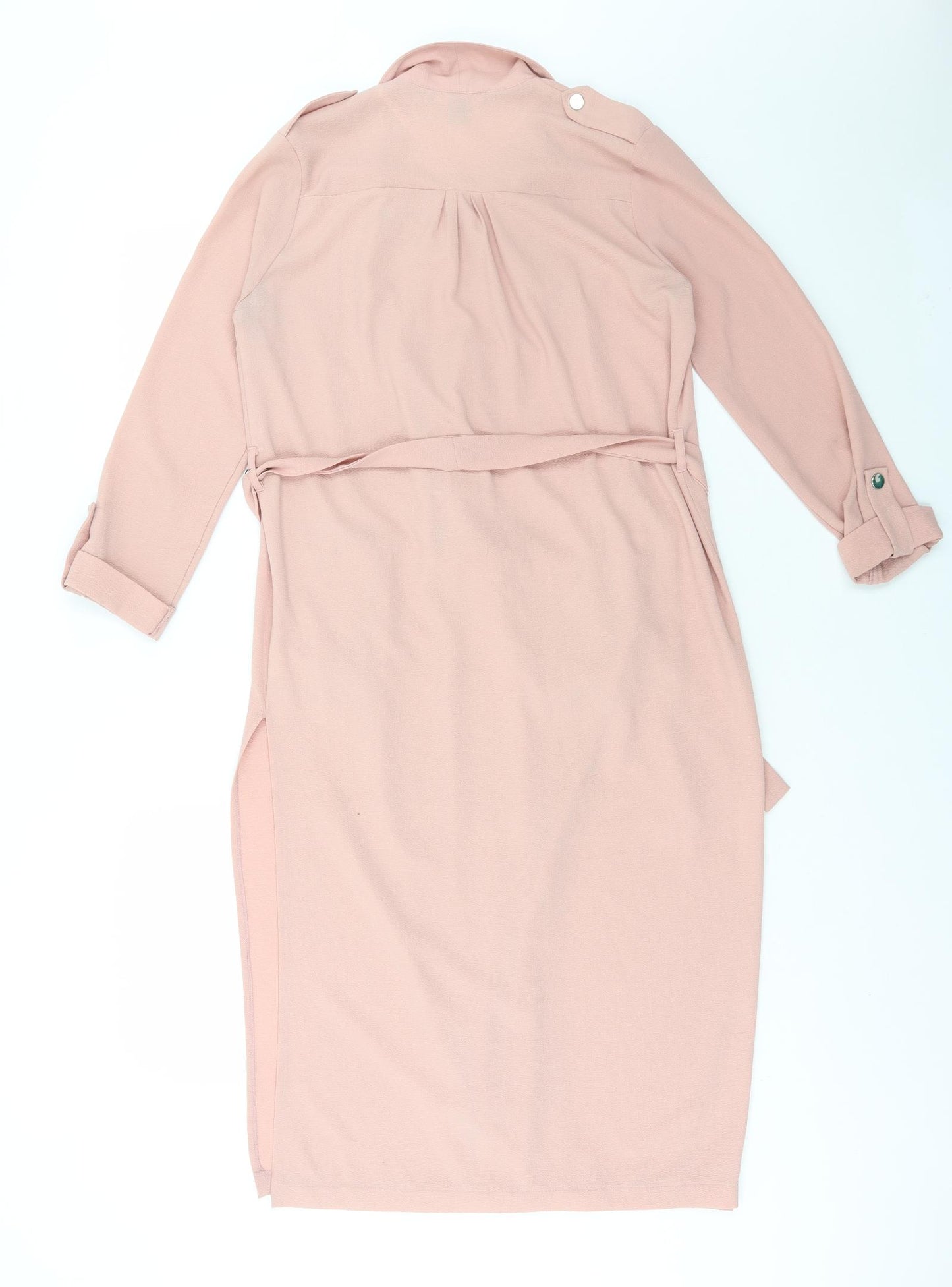 Atmosphere Womens Pink Jacket Size 6 Tie