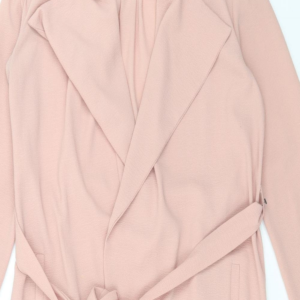 Atmosphere Womens Pink Jacket Size 6 Tie