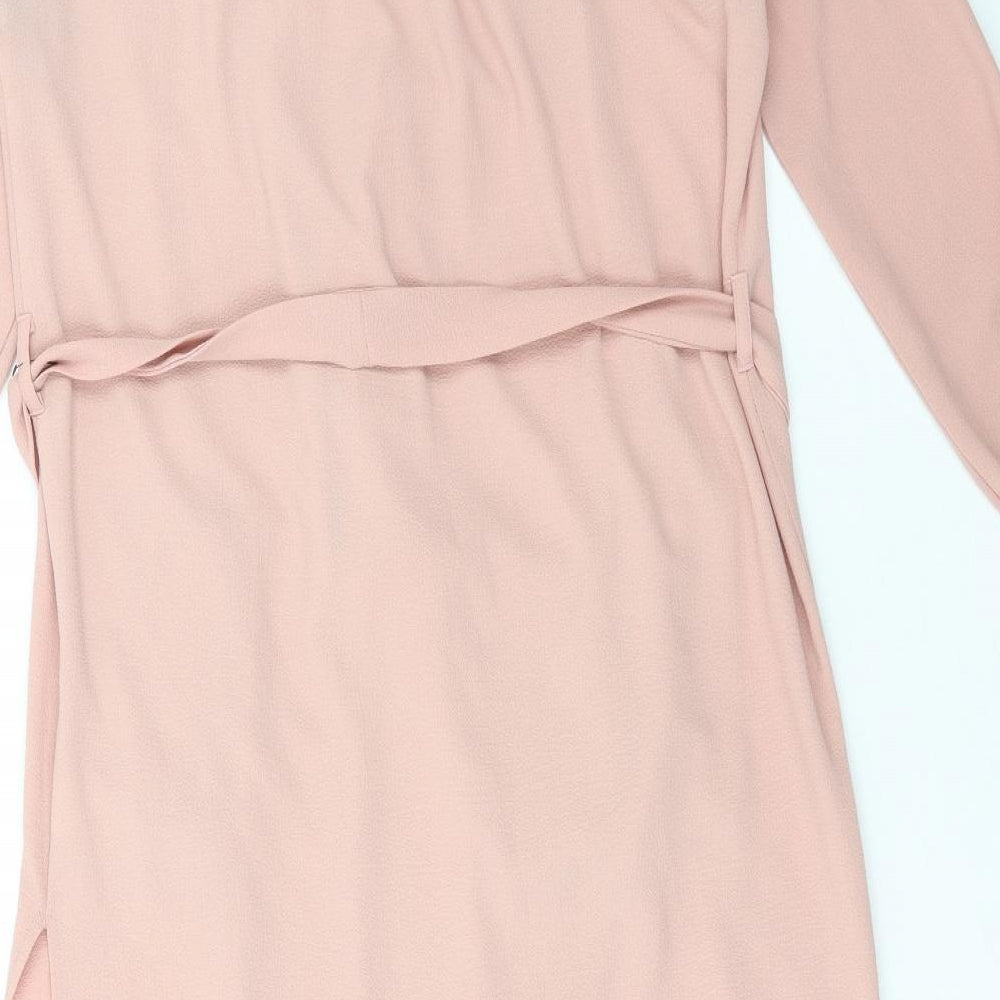 Atmosphere Womens Pink Jacket Size 6 Tie