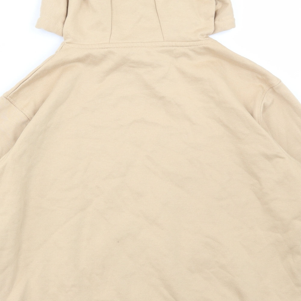 Primark Womens Beige Polyester Pullover Hoodie Size M Pullover