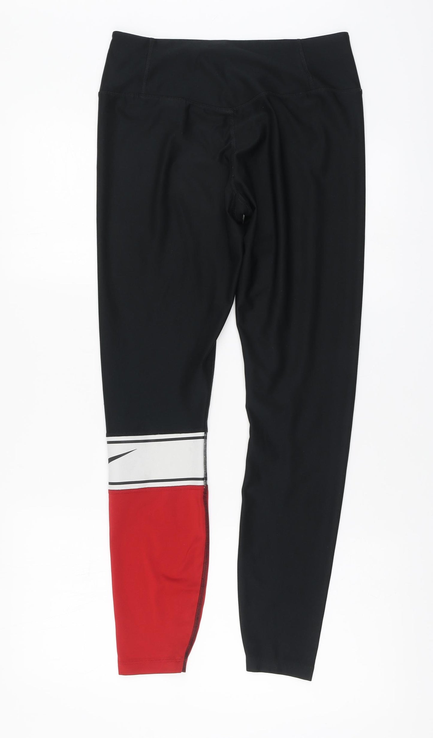 Nike Womens Black Polyester Jogger Leggings Size M L28 in Regular