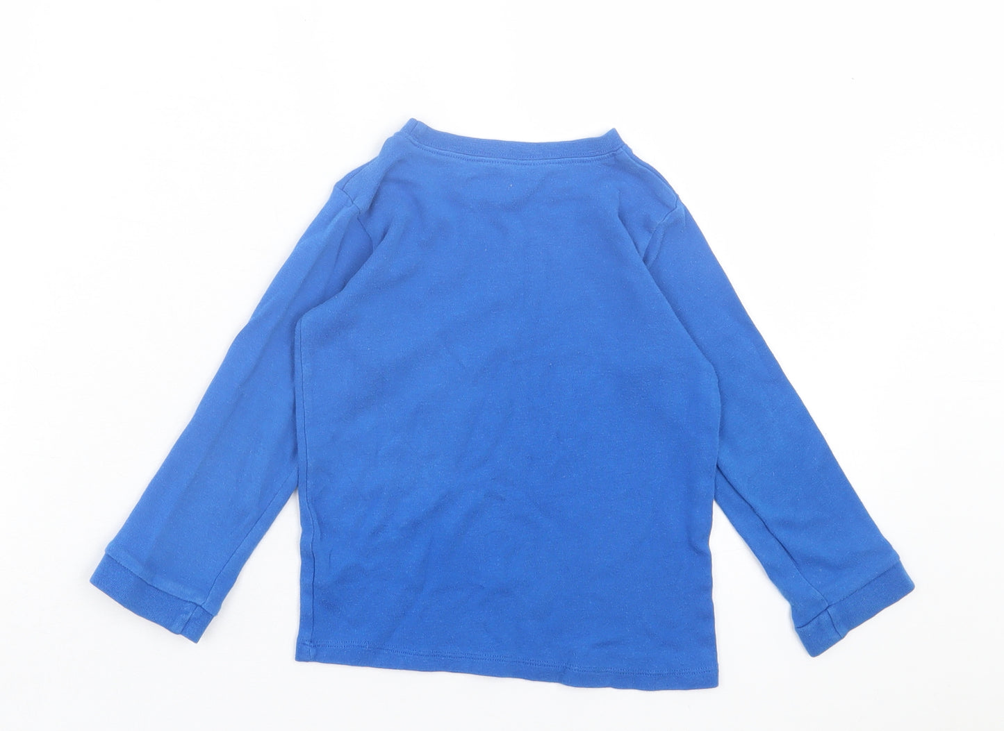 George Boys Blue Cotton Basic Casual Size 2-3 Years Crew Neck Pullover - Awesome like dad. Nemo
