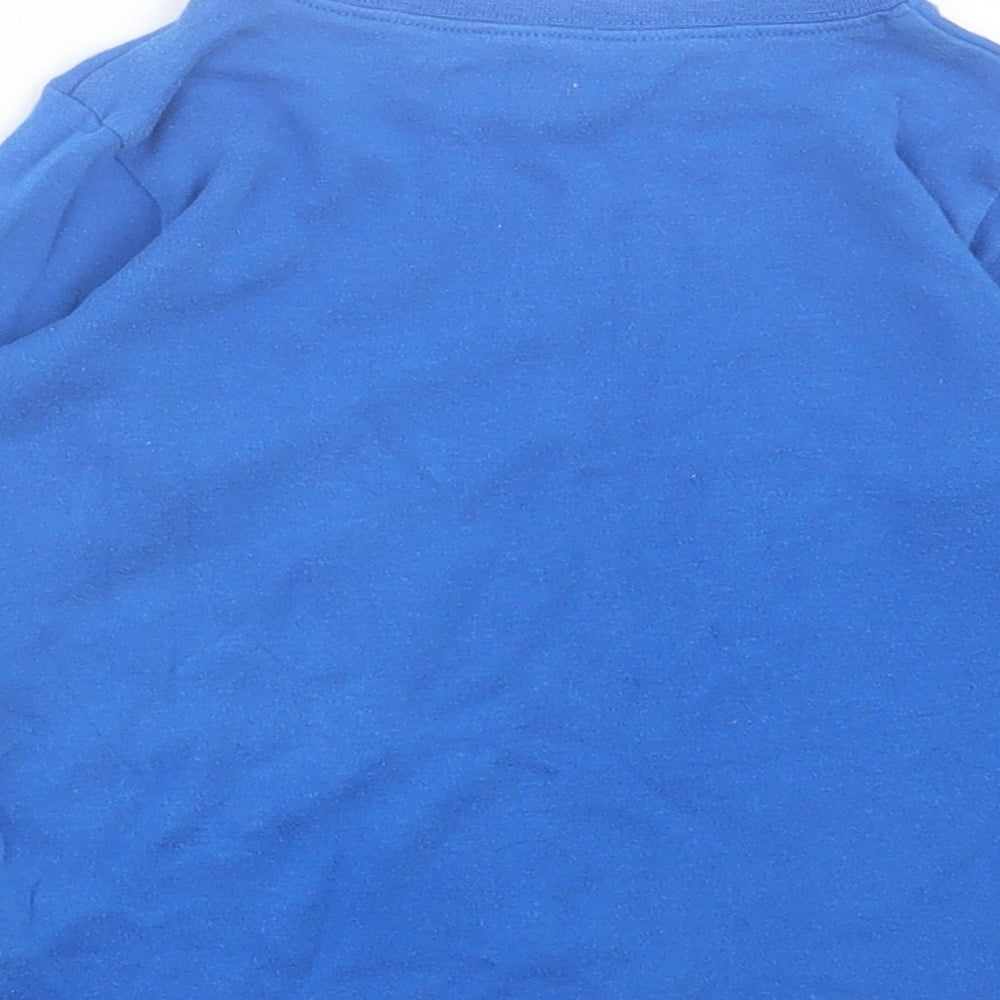 George Boys Blue Cotton Basic Casual Size 2-3 Years Crew Neck Pullover - Awesome like dad. Nemo