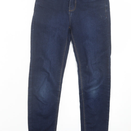 NEXT Boys Blue Cotton Skinny Jeans Size 10 Years Regular Button