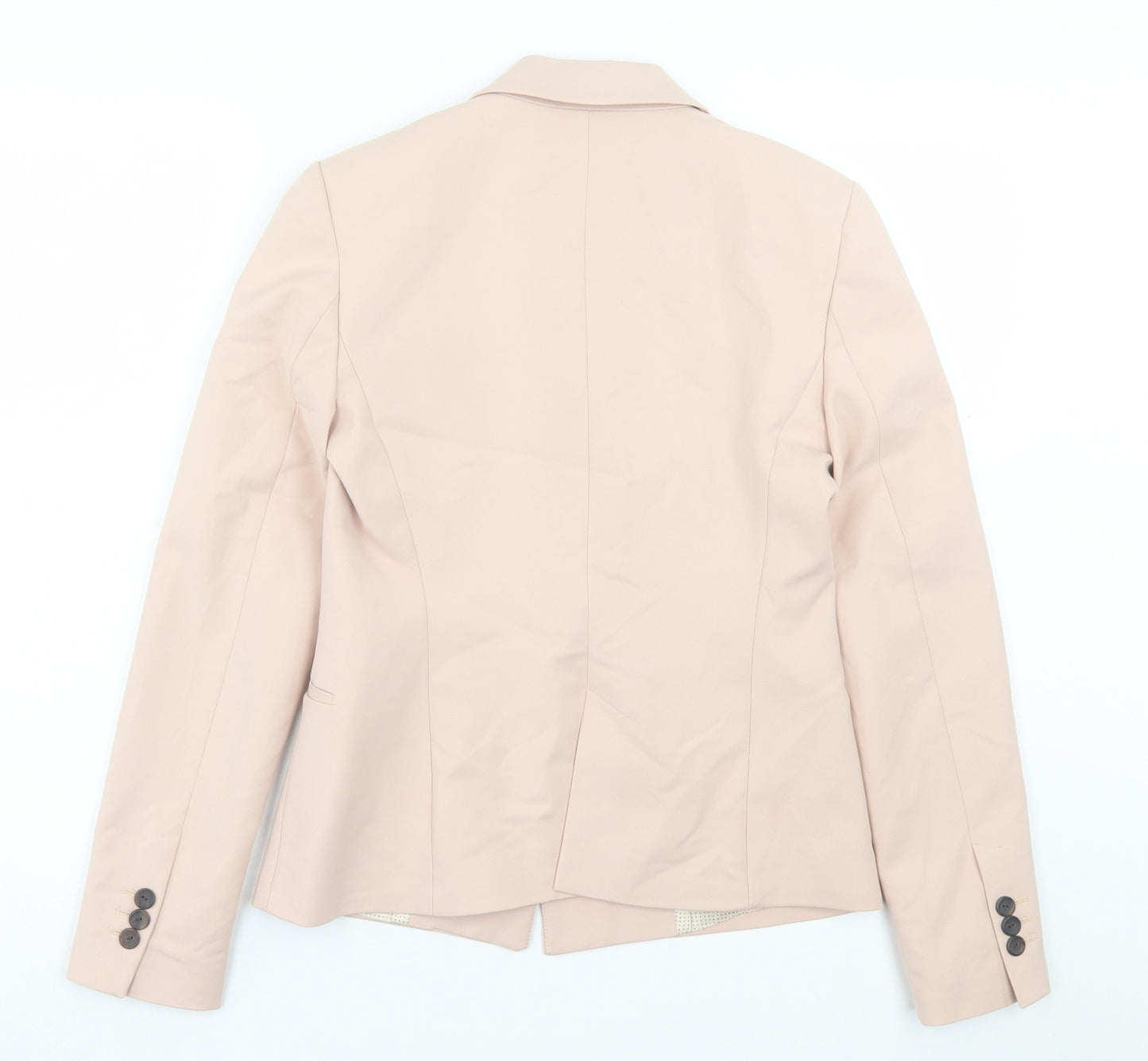 Zara Womens Pink Jacket Blazer Size M Button