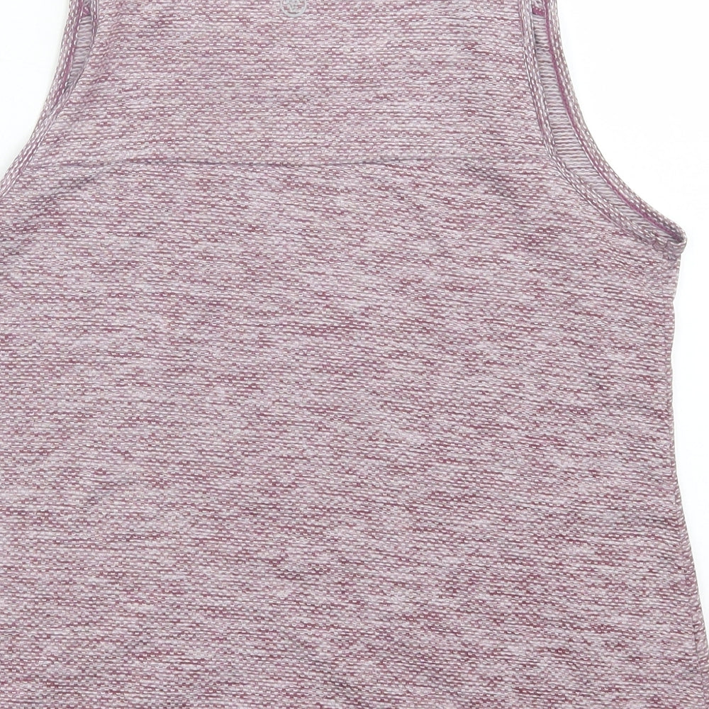 Dunnes Stores Womens Purple Polyester Basic Tank Size S Crew Neck Pullover