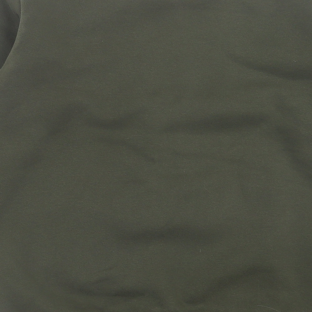 PUMA Boys Green Cotton Pullover Sweatshirt Size 11-12 Years Pullover