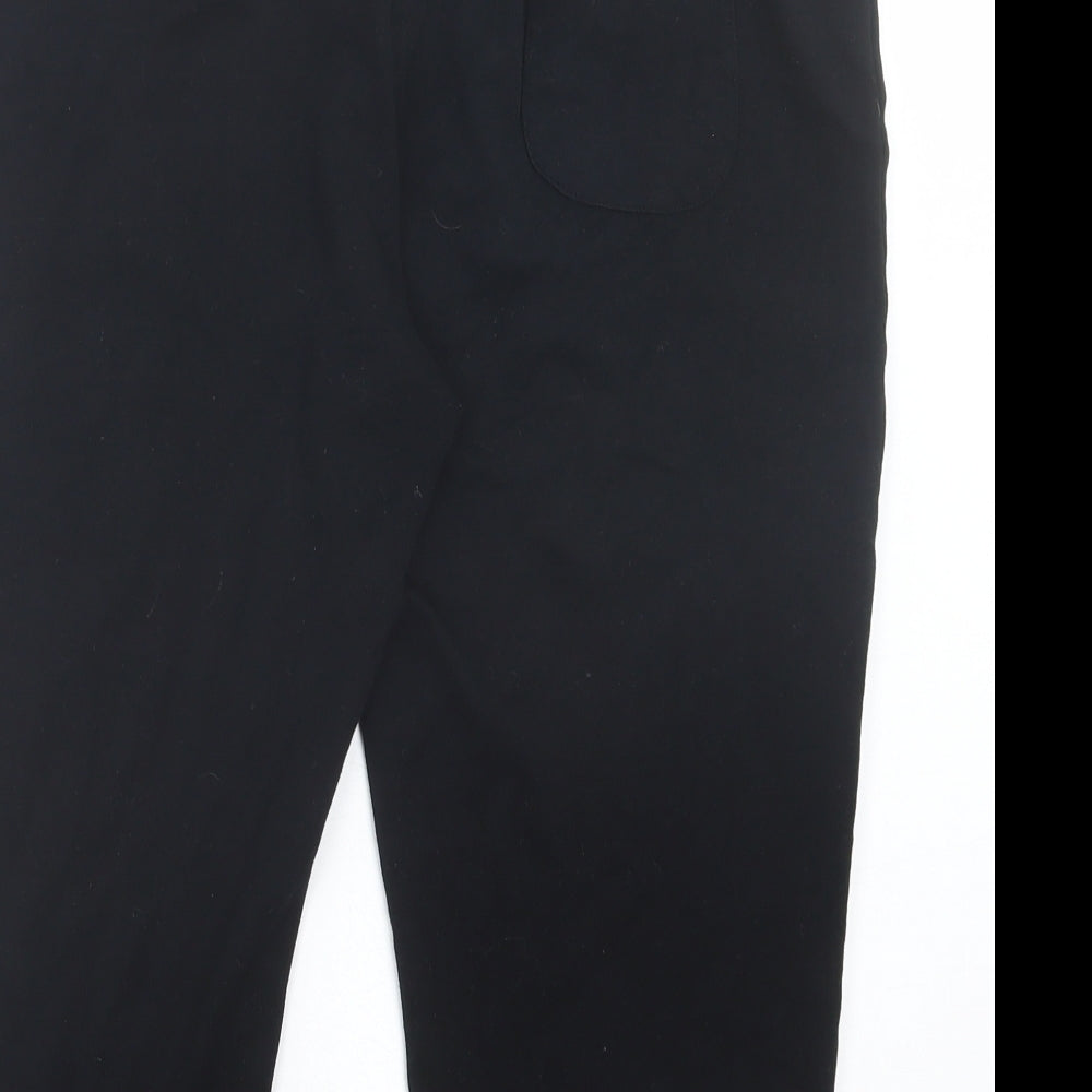 ESMARA Womens Black Cotton Sweat Shorts Size L L16 in Regular Drawstring