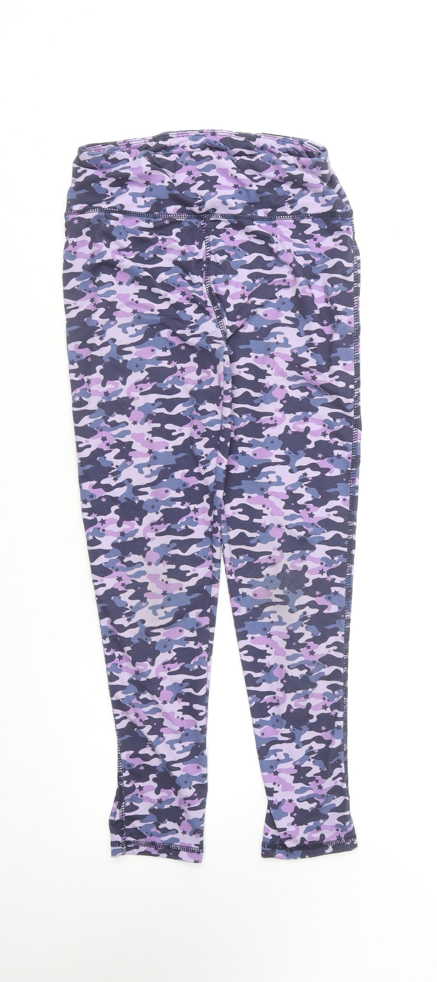 Dunnes Stores Girls Pink Camouflage Polyester Jogger Trousers Size 9-10 Years Regular Pullover