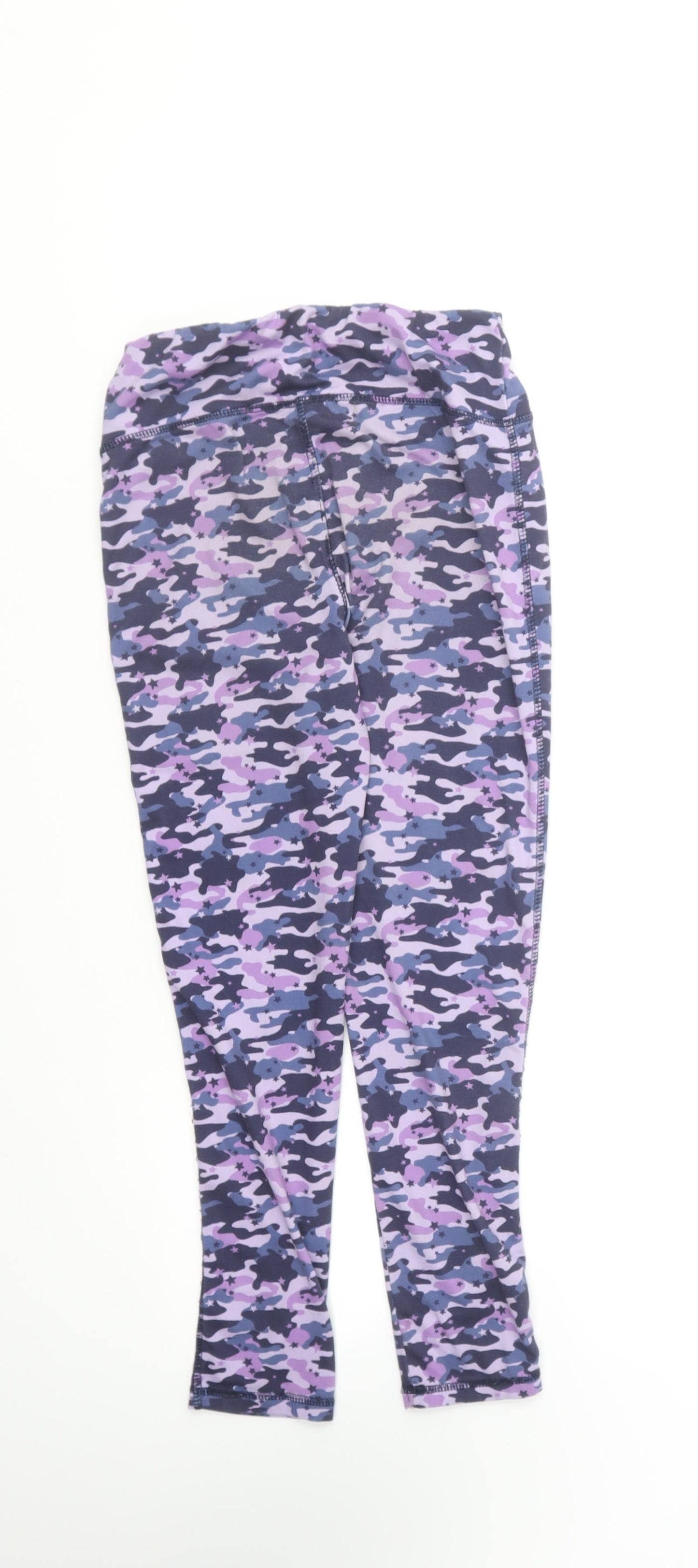 Dunnes Stores Girls Pink Camouflage Polyester Jogger Trousers Size 9-10 Years Regular Pullover