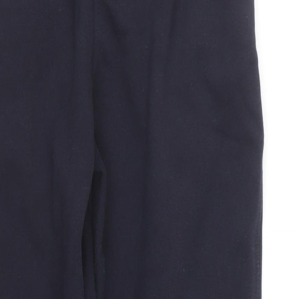 F&F Boys Blue Cotton Jogger Trousers Size 10-11 Years Regular Drawstring