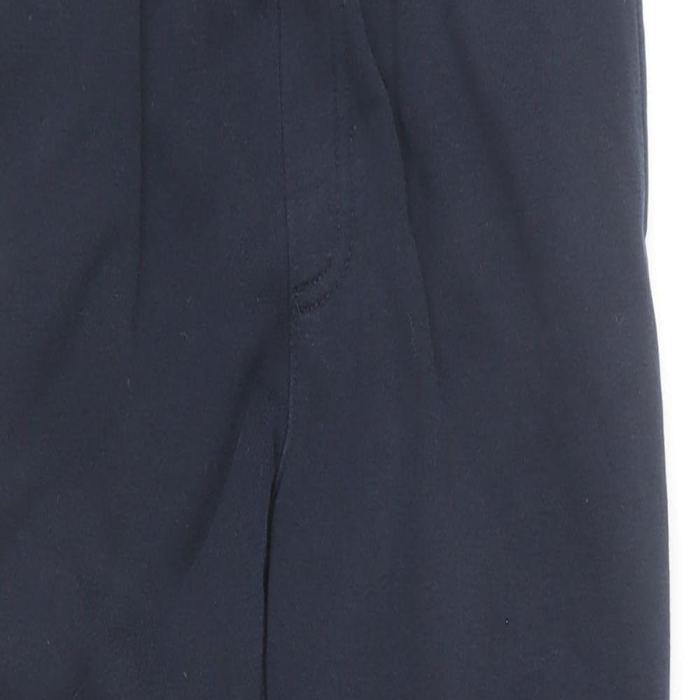 Dunnes Stores Boys Blue Cotton Jogger Trousers Size 8 Years Regular Drawstring