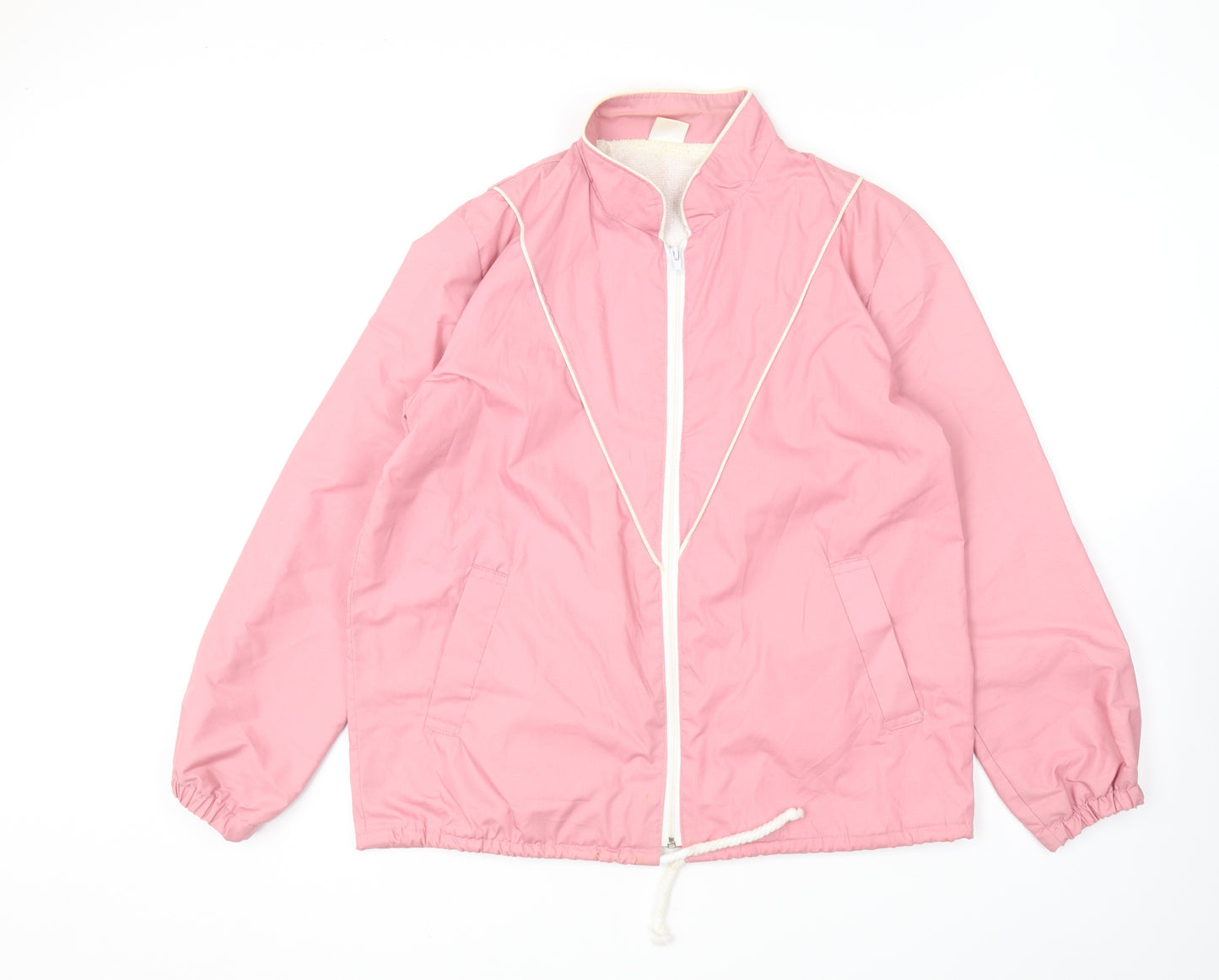 Preworn Womens Pink Jacket Size 16 Zip