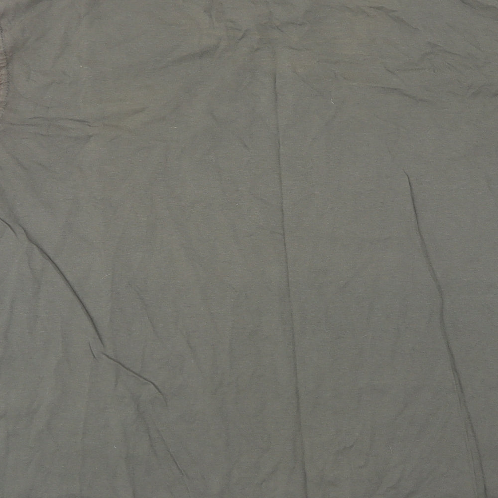 Delta Mens Green Cotton T-Shirt Size 2XL Round Neck