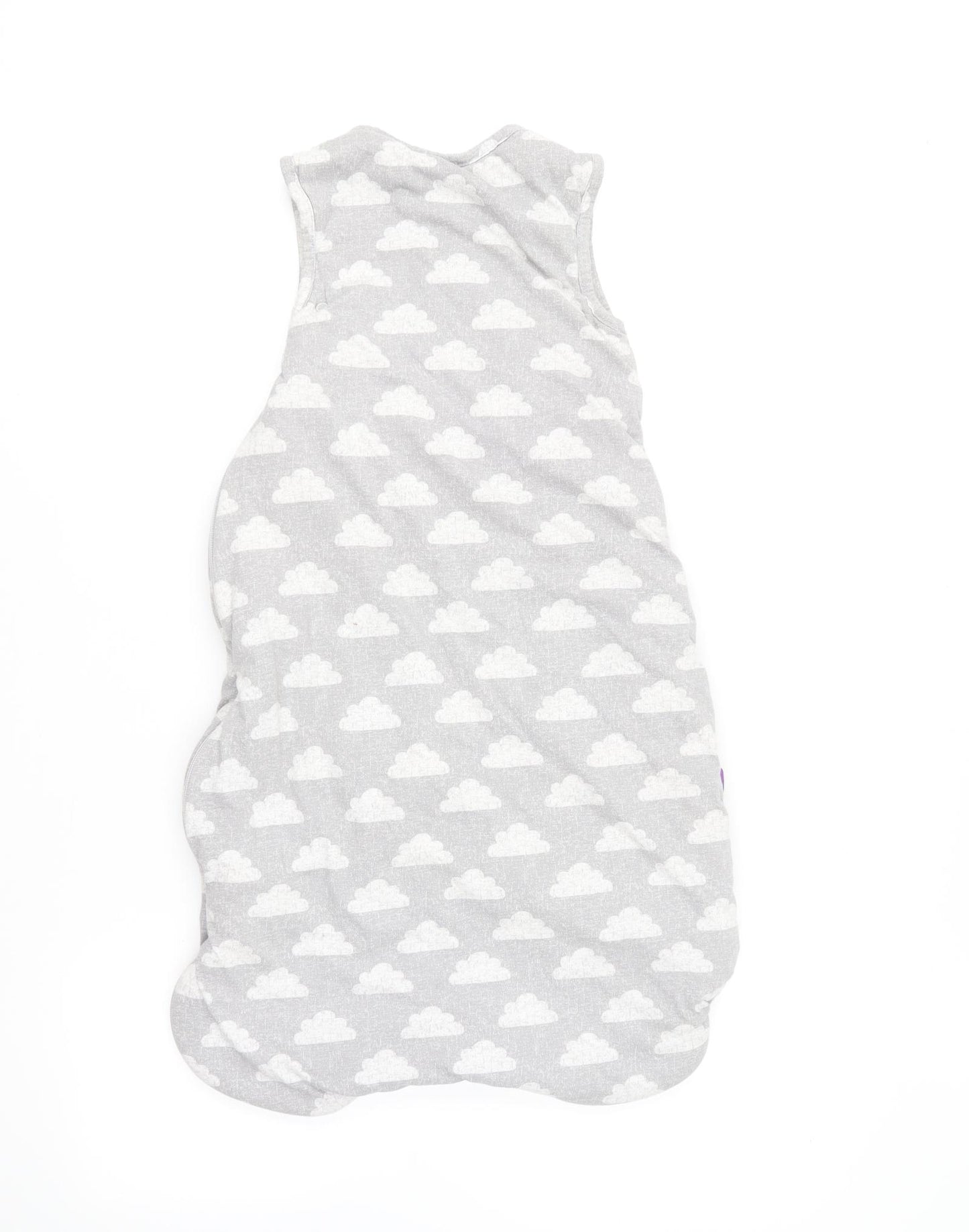 Snuz Baby Grey Geometric Polyester Robe One Piece Size 6-9 Months Zip - Cloud Print Snuz Pouch