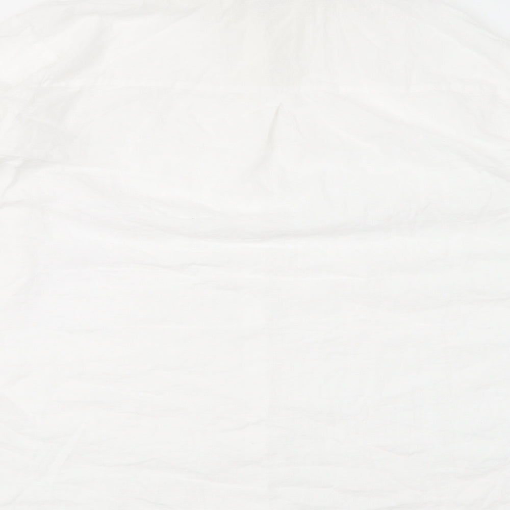 Primark Womens White Cotton Basic Button-Up Size 20 Collared
